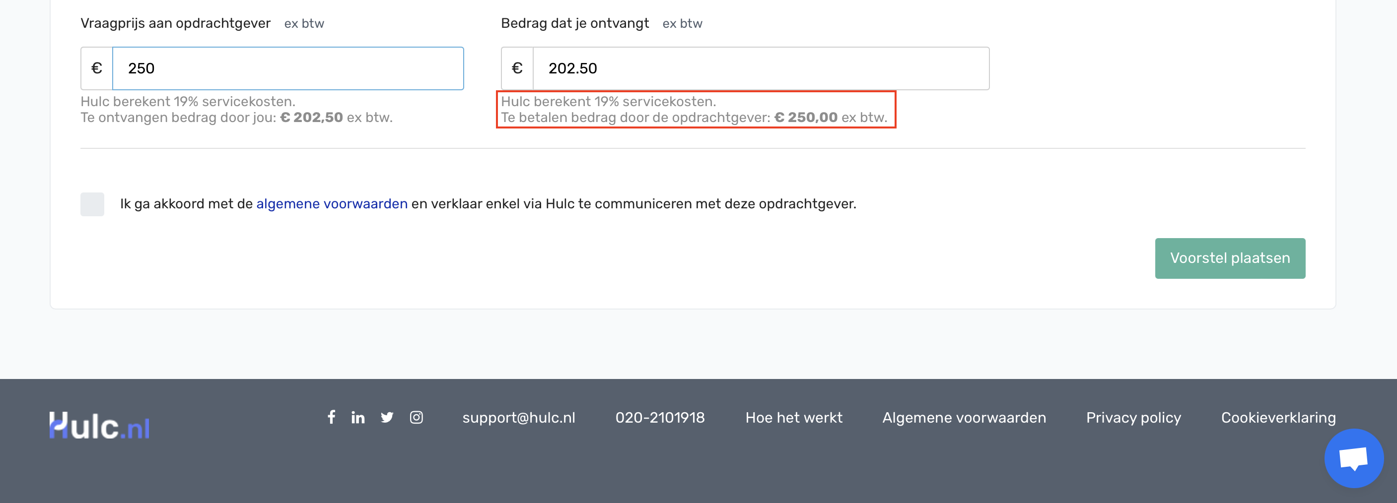 Hulc.nl vraagt 19% commissie op een advertorial