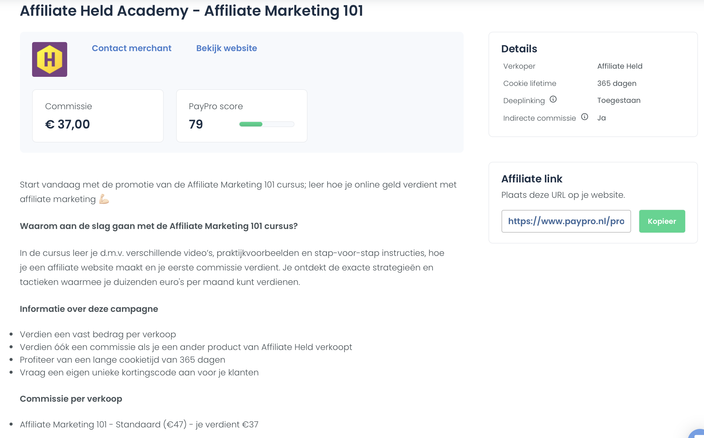 Affiliate Held Academy - Affiliate Marketing 101